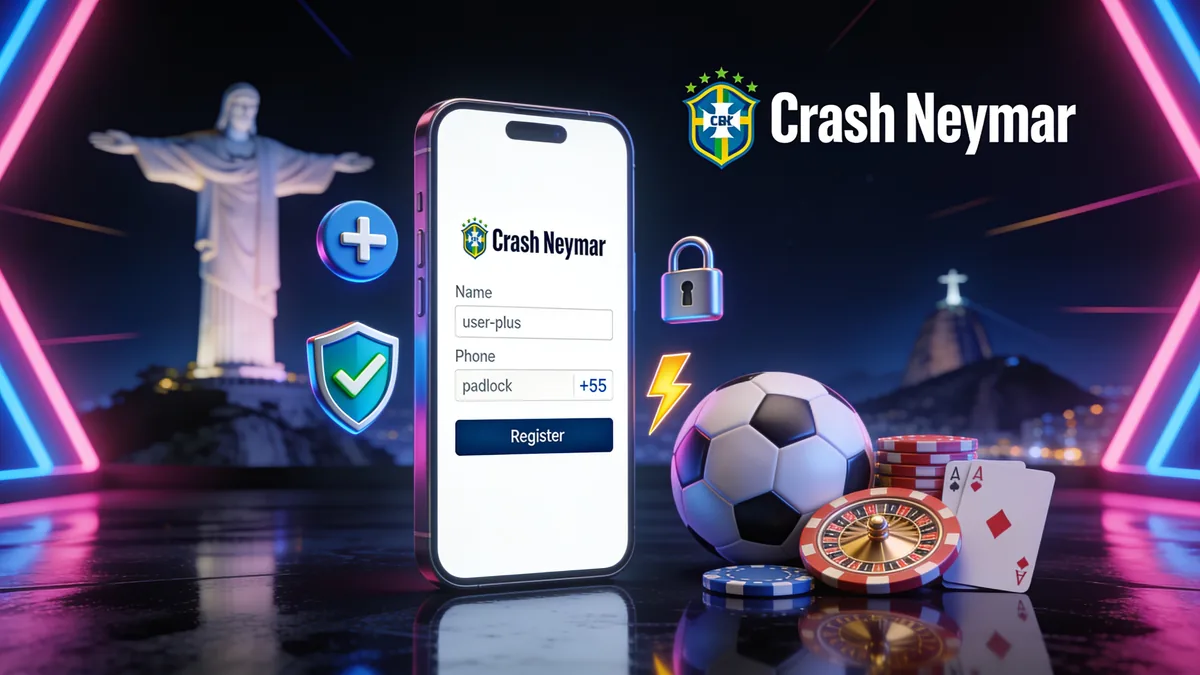 Como Fazer Cadastro no Crash Neymar? para jogadores no Brasil